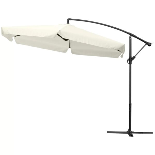 Ombrelone Suspenso Lateral 3m Piscina Quintal Jardim
