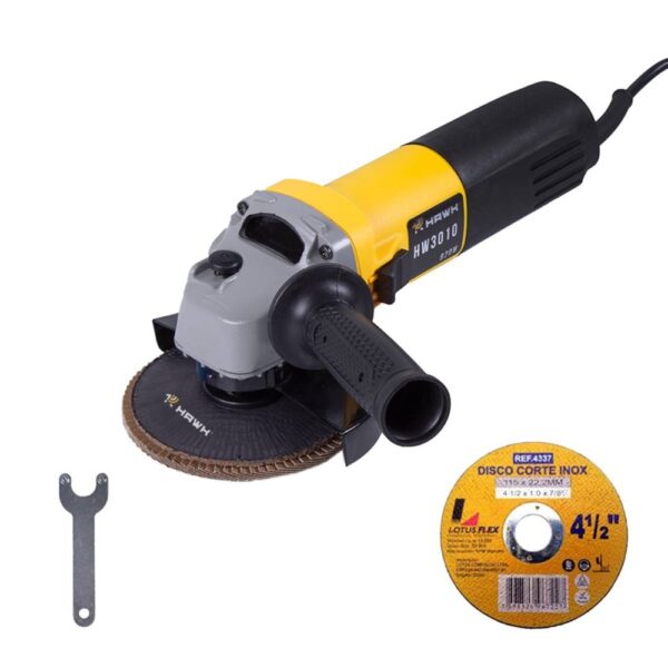 Esmerilhadeira Angular lixadeira 820w Disco Corte 127V 220V